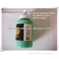 500ml nail art painting, bright colour acrylic colour, fast drying acrylic color, EN71-3,EN71-9